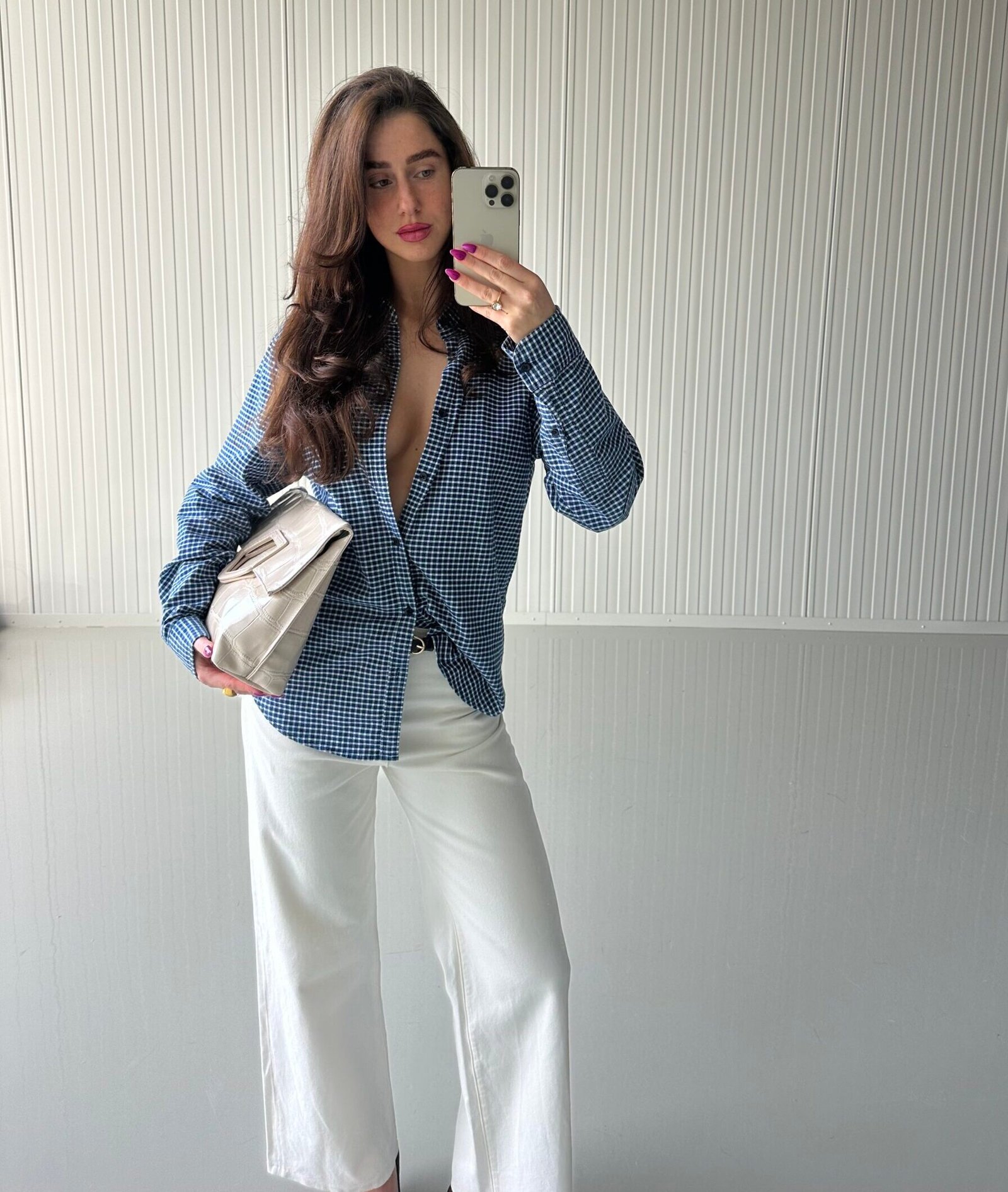 Tailored on my terms | Checked blouse