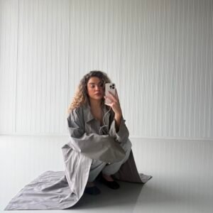 The 'checking out' coat