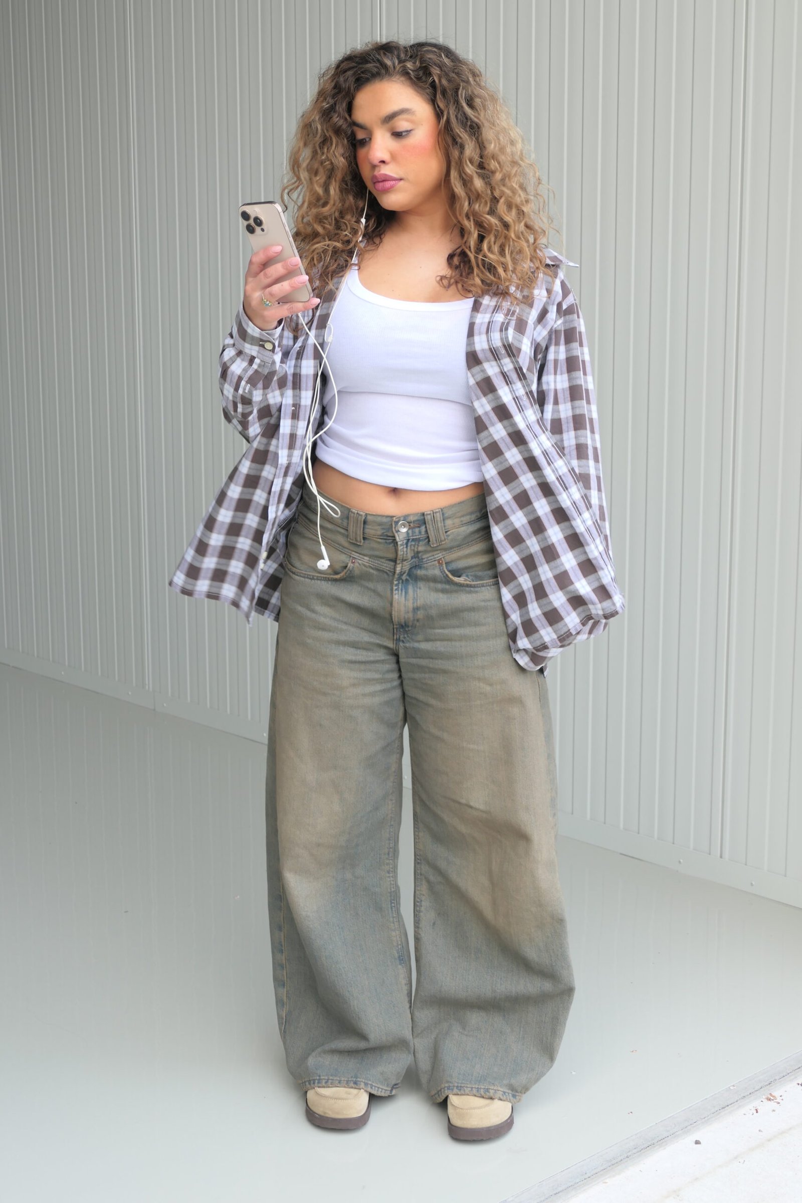 Checked out blouse - Image 6