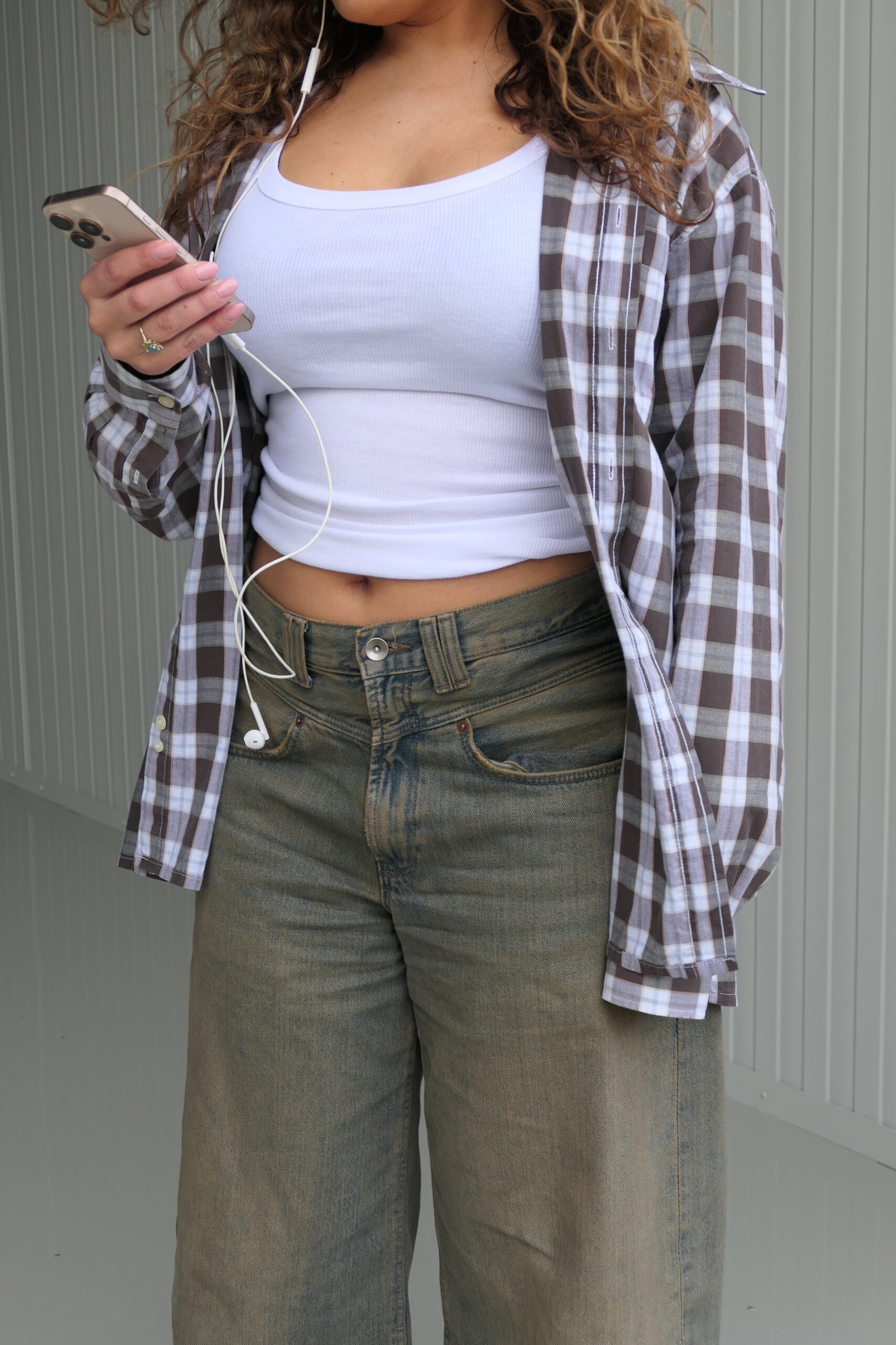 Checked out blouse - Image 4