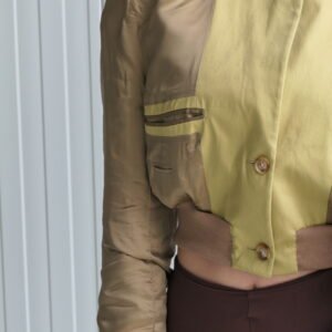 From inside out | Bomber blazer gold
