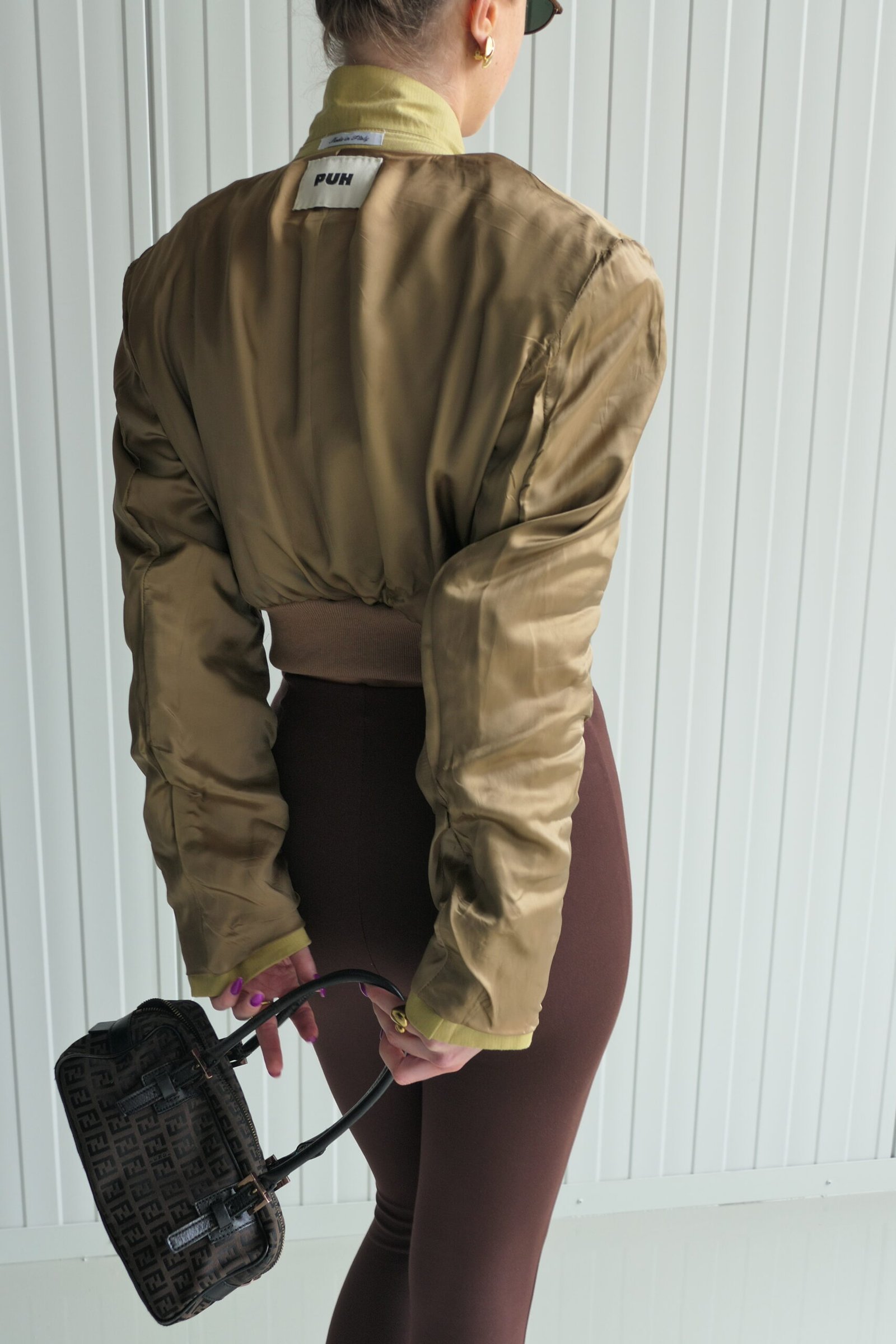 From inside out | Bomber blazer gold - Image 5