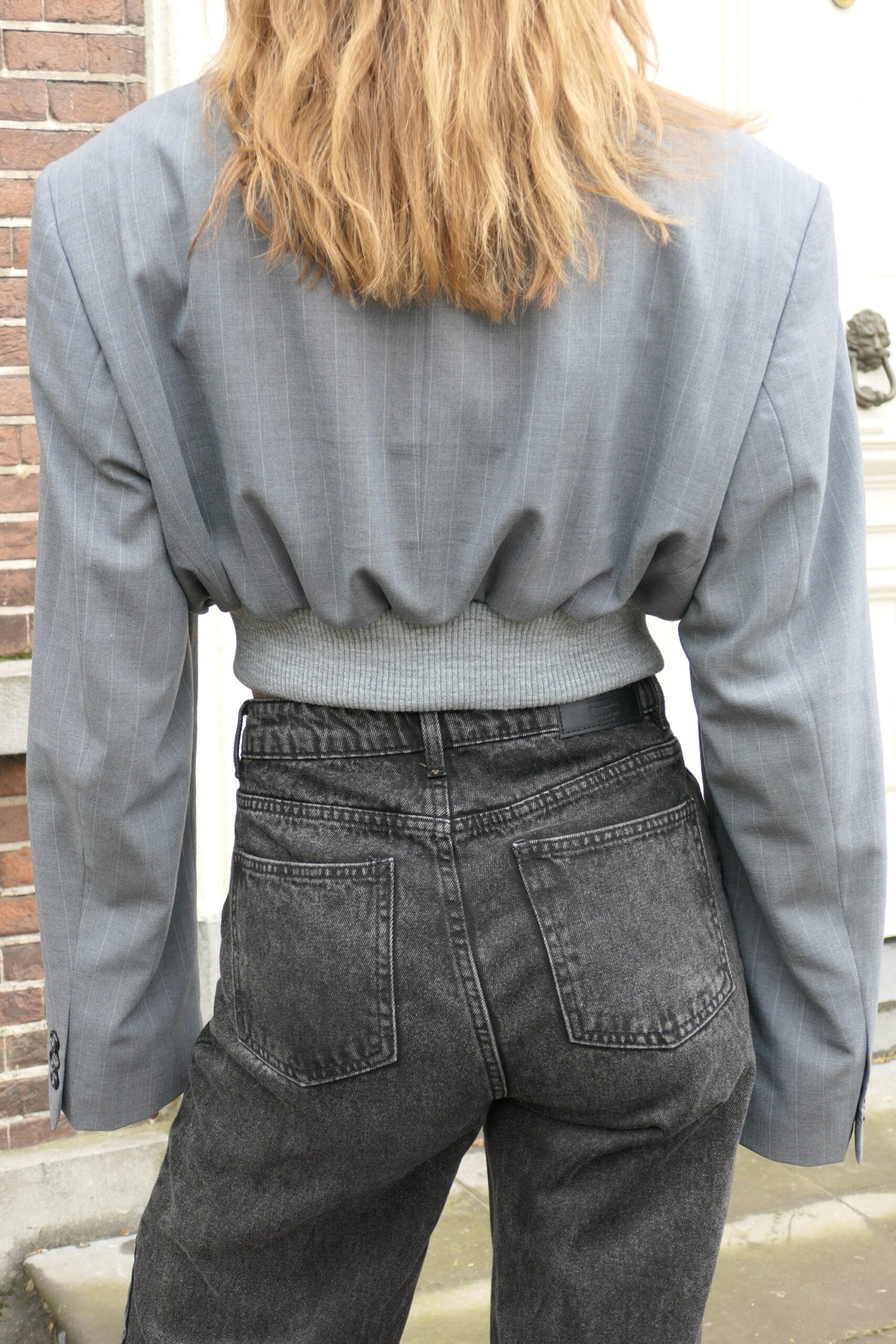 Bomber blazer grey - Image 5