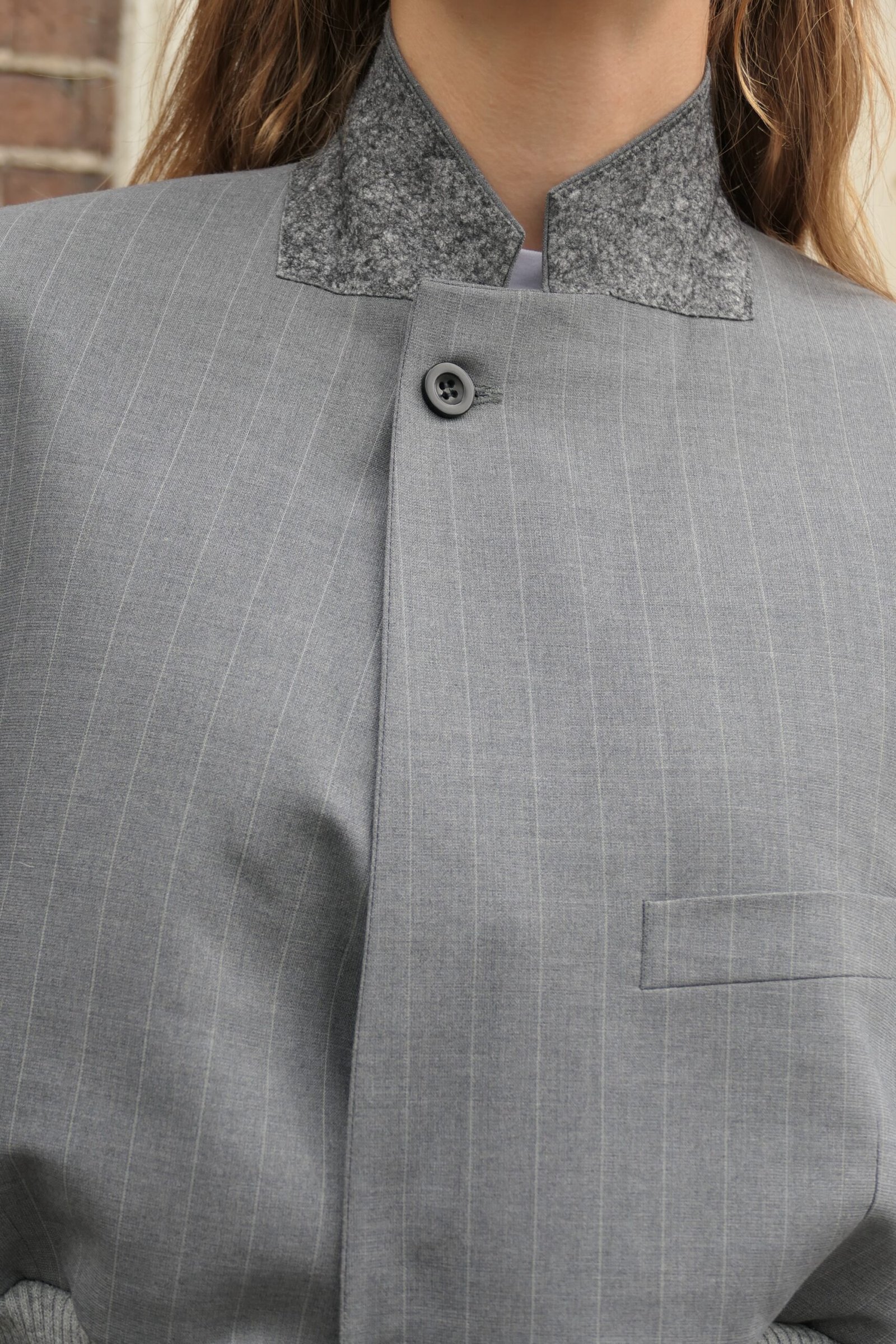Bomber blazer grey - Image 7