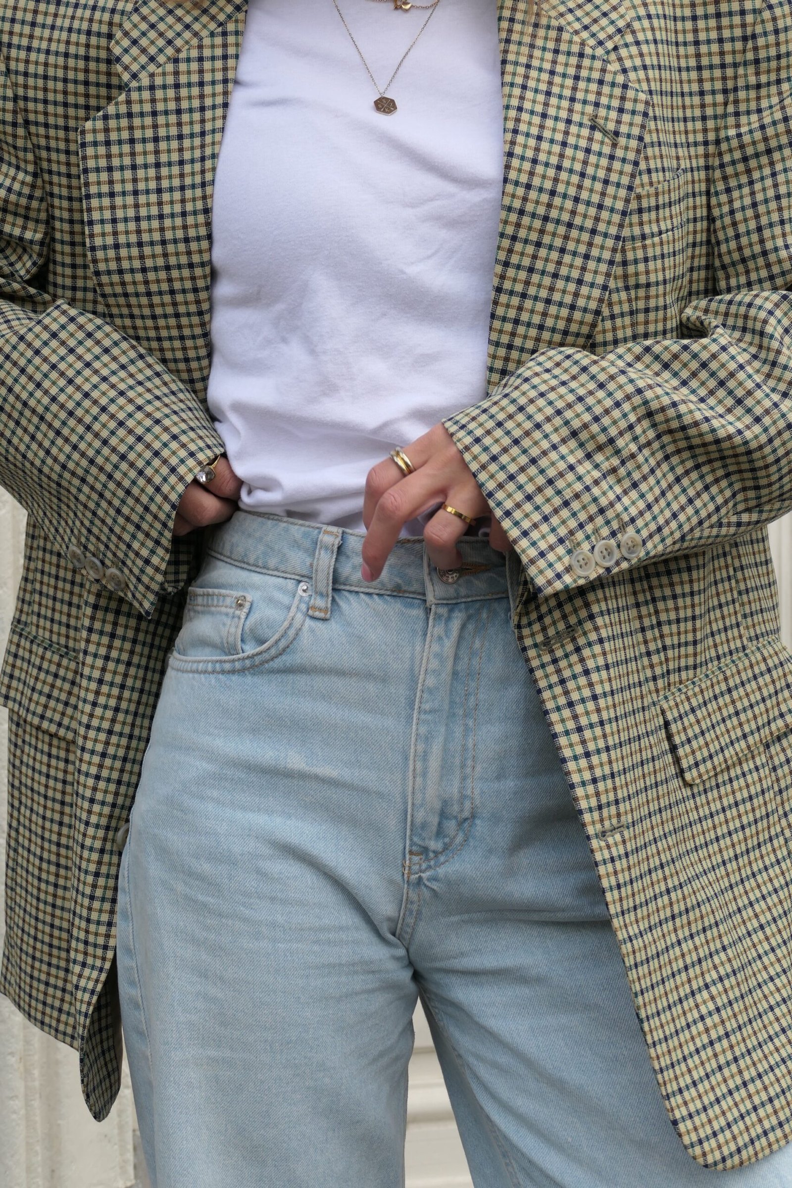 Checked oversized blazer - Image 6