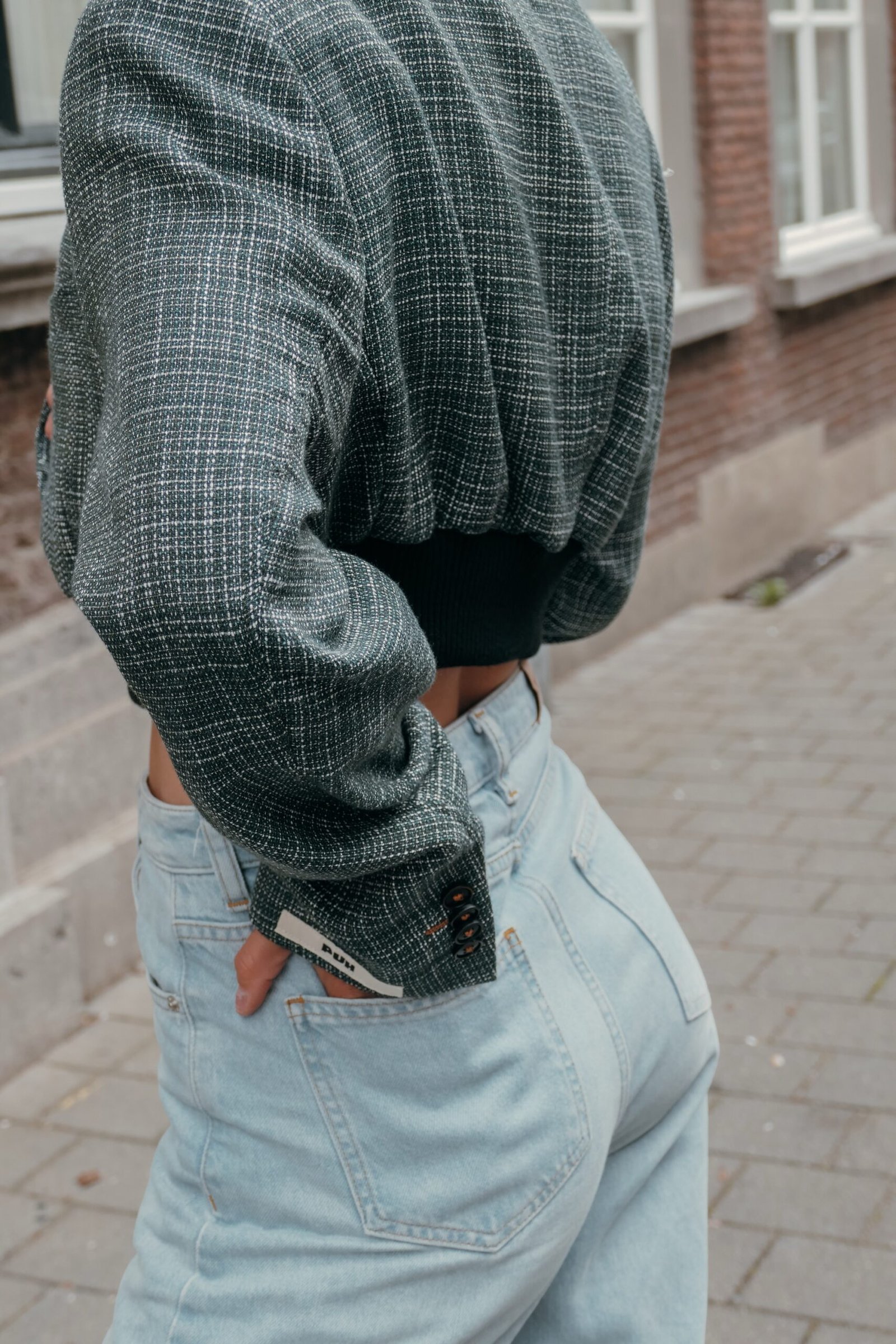 Bomber blazer checked - Image 5